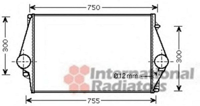 VAN WEZEL 59004137 -  Интеркулер